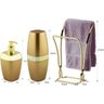 Kit Acessórios Para Banheiro 3 Peças Luxo Wp Connect - Dourado - 4