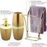 Kit Acessórios Para Banheiro 3 Peças Luxo Wp Connect - Dourado - 2