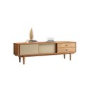 Ver imagem 7 de Rack Tv 75 Sala 2 Gav Madeira Telinha Freijó Simona Idimex