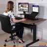 Estrutura para Mesa de Escritório com Regulagem de Altura sem Tampo - Preto - 2