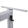 Estrutura para Mesa de Escritório com Regulagem de Altura sem Tampo - Cinza - 3