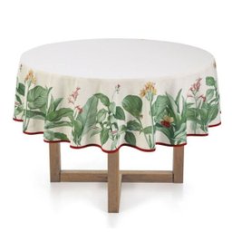 Toalha de Mesa Redonda 4 Lugares Carmenia Karsten - 1