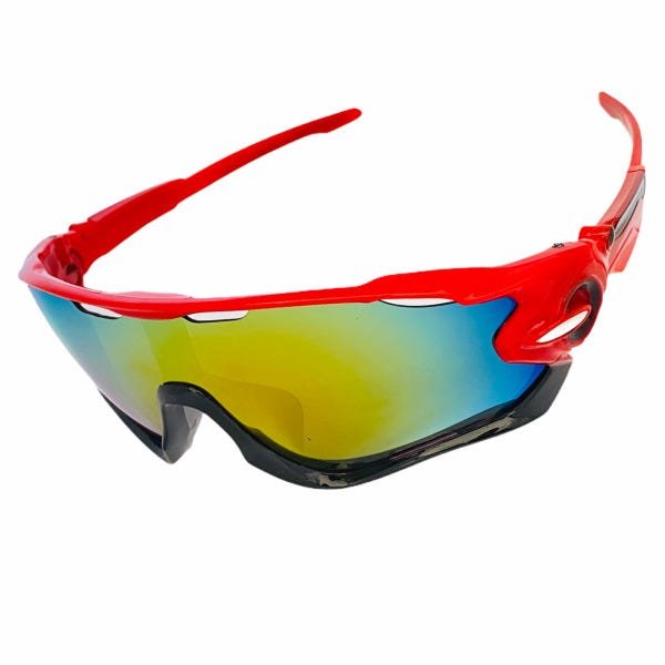 Óculos Bike Ciclismo Esportivo Azul Espelhado Proteção Uv - 3