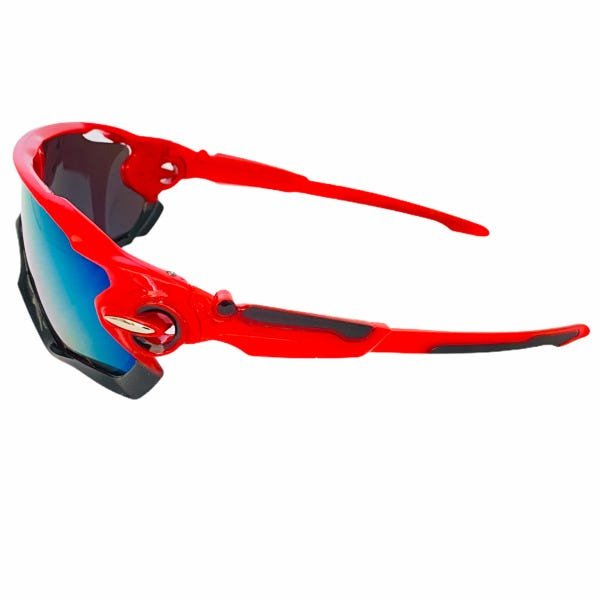 Óculos Bike Ciclismo Esportivo Azul Espelhado Proteção Uv - 7