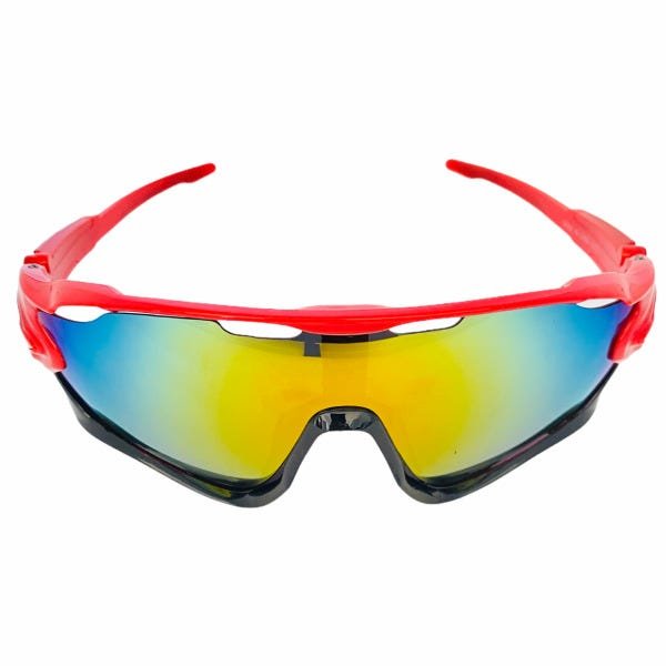Óculos Bike Ciclismo Esportivo Azul Espelhado Proteção Uv - 5