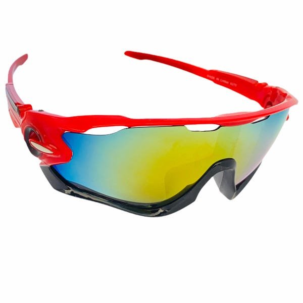 Óculos Bike Ciclismo Esportivo Azul Espelhado Proteção Uv - 4