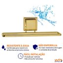 Ver imagem 2 de Toalheiro Dourado De Mão e Rosto Fixação Por Ventosa Wp