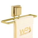 Ver imagem 1 de Toalheiro Dourado De Mão e Rosto Fixação Por Ventosa Wp