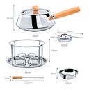 Ver imagem 4 de Conjunto Aparelho Para Fondue Clássico 15 Peças em Inox - Wp Connect