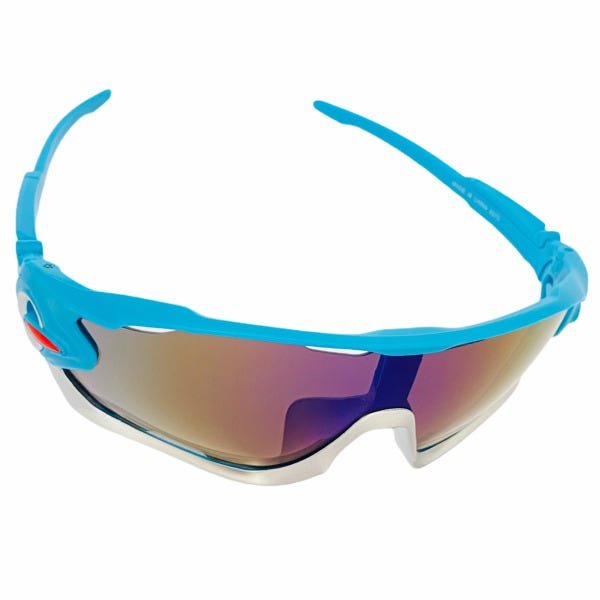 Óculos Bike Ciclismo Esportivo Azul Espelhado Proteção Uv - 2