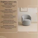 Ver imagem 6 de Poltrona Orgânica Bouclé Cinza Escuro para Sala Quarto Recepção Confortável Elegante Divani