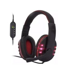 Fone de Ouvido Gamer LED Headphone Pc Ps3 Ps4 Jogos Reuniao Zoom Headset Stereo - 4