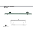 Ver imagem 2 de Porta Shampoo Redondo Trendmetais Tm176502