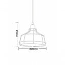Ver imagem 2 de Pendente Taschibra Aro 260 Âmbar 1xe27