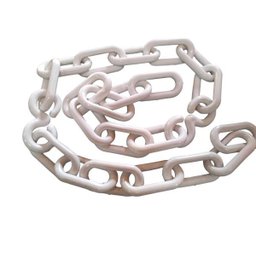 Corrente Plastica Chuva Isolamento 25 Mt Tamanho P Branca - 1