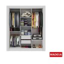 Ver imagem 6 de Guarda-Roupa Casal 3 Portas de Correr 2 Gavetas Master Madesa