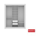 Ver imagem 2 de Guarda-Roupa Casal 3 Portas de Correr 2 Gavetas Master Madesa