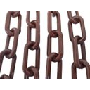 Ver imagem 1 de Corrente Plastica Chuva Isolamento 5 Mt Tamanho G Marom