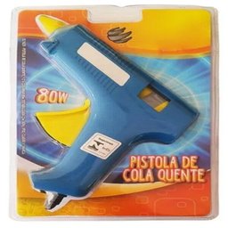 Pistola aplicador de cola quente profissional 80w martelinho ouro artesanato bivolt - 2