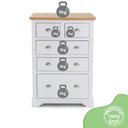 Ver mais imagens de Cômoda para Quarto Infantil 5 Gavetas Toledo Branco