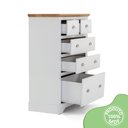Ver imagem 4 de Cômoda para Quarto Infantil 5 Gavetas Toledo Branco
