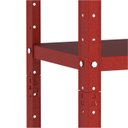 Ver imagem 5 de ESTANTE DE AÇO 175X92X30 5 PRAT. C/ REFORÇO PANDIN - VERMELHO EP-5AR-VU-175
