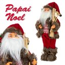 Ver imagem 5 de Papai Noel Pequeno 47cm C/Esqui Decoração Natal