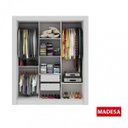 Ver imagem 6 de Guarda-Roupa Casal com Espelho 3 Portas de Correr Master Madesa