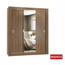 Ver imagem 3 de Guarda-Roupa Casal com Espelho 3 Portas de Correr Master Madesa