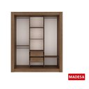 Ver imagem 2 de Guarda-Roupa Casal com Espelho 3 Portas de Correr Master Madesa