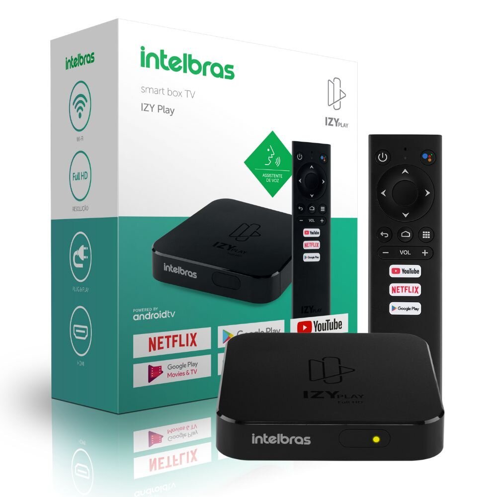 Smart Box Android Izy Play TV Intelbras - 2
