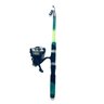 Kit Vara de Pesca para Molinete Telescopica 1,70 mts + Molinete HT200 2BALL - CMIK:VARA VERDE + MOLI - 1