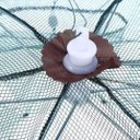 Ver imagem 1 de Armadilha De Pesca Covo Para Peixes Pequenos Camarão 6 Bocas