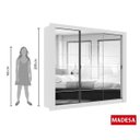 Ver imagem 5 de Guarda-Roupa Casal com Espelho 3 Portas de Correr Master Madesa