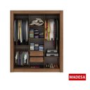 Ver imagem 6 de Guarda-Roupa Casal com Espelho 3 Portas de Correr Master Madesa