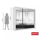 Ver imagem 5 de Guarda-Roupa Casal com Espelho 3 Portas de Correr Master Madesa