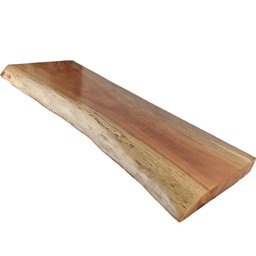 Bancada Rústica de Madeira 98x33x5cm para Cuba Banheiro Lava - 2 Bancada Rústica de Madeira 98x33x5cm para Cuba Banheiro Lava - 2