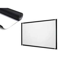 Tela de Projeção em Casa e Projetor Dobravel 100 Polegadas Lona para Palestra Cinema - 1 Tela de Projeção em Casa e Projetor Dobravel 100 Polegadas Lona para Palestra Cinema - 1
