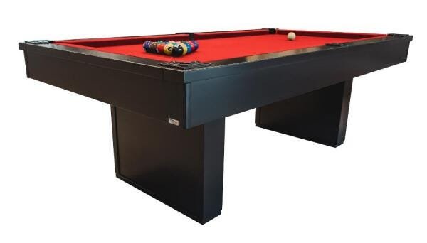 Mesa de Sinuca - 2,52x1,40 - Vermelho - 1