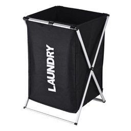 Organizador de Roupa Dobrável Preto Compacto Luxo - 1