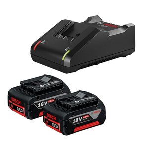 Kit 2 Baterias 18v 4,0ah e 1 Carregador Bivolt 1600a02rm8000 Bosch-bivolt