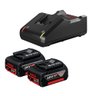Kit 2 Baterias 18v 4,0ah e 1 Carregador Bivolt 1600a02rm8000 Bosch-bivolt - 1