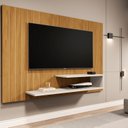 Ver imagem 1 de Painel para TV até 50 Polegadas MDF 150cmx100cm De