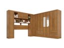 Ver imagem 2 de Guarda-Roupa Casal Modulado Canto com Espelho 11 Portas 4 Gavetas Multimóveis Cinamomo