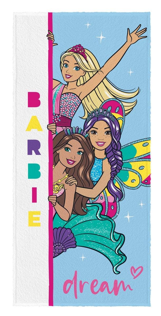 Toalha De Banho Infantil Barbie Reinos Magicos Sereia