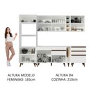 Ver imagem 6 de Armário de Cozinha Completa 270cm Branco Reims Madesa 02