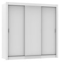 Ver imagem 3 de Guarda-Roupa Casal Madesa Lyon Plus 3 Portas de Correr 4 Gavetas Branco Cor:Branco