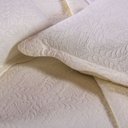 Ver imagem 3 de Kit Colcha de Casal Elegance Lisa (King) - Baunilha