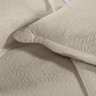 Kit Colcha de Casal Elegance Lisa (King) - Bege Claro - 3