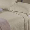 Kit Colcha de Casal Elegance Lisa (King) - Bege Claro - 2